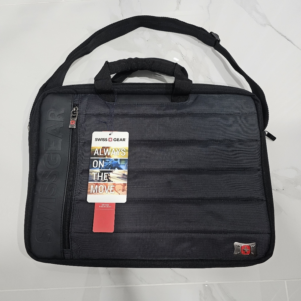 Swissgear Anthem 17" Laptop Slimcase Bag - Black